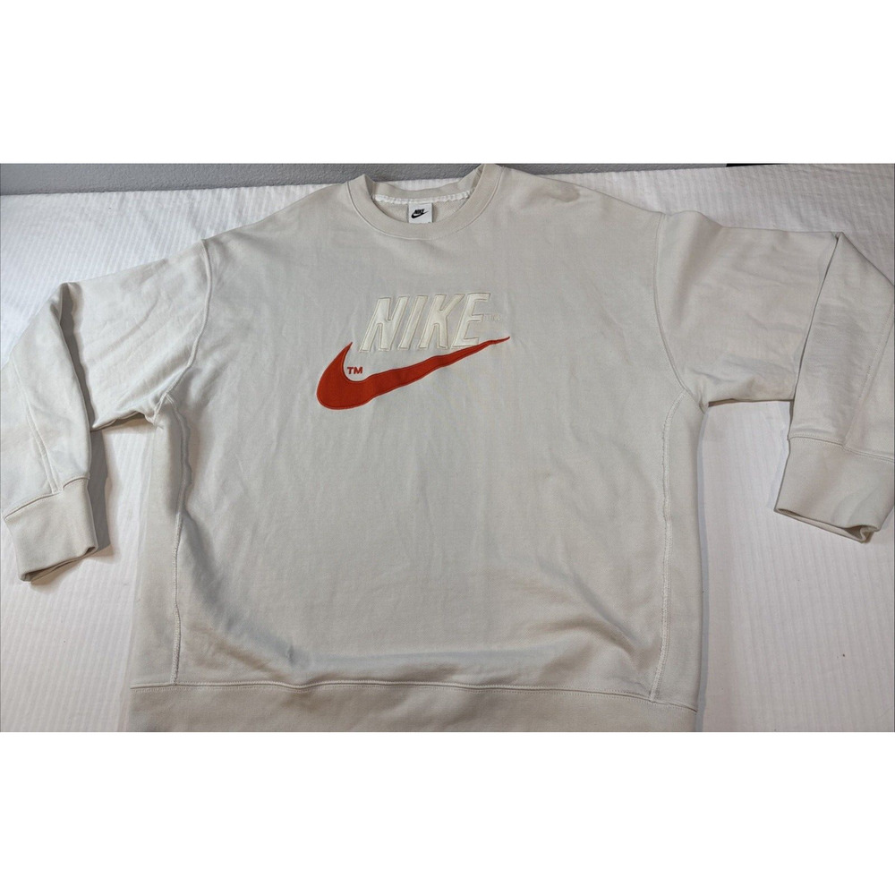 Men's Xl - Nike Sportswear French Terry Crew Sweatshirt Retro Logo DO8891-030